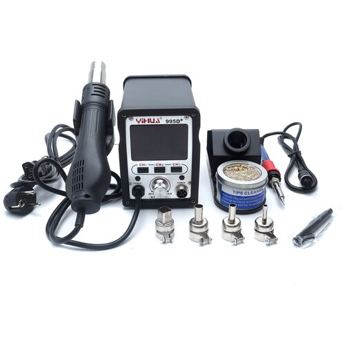 Паяльная станция с феном и паяльником Yihua YH995D 1108800₽