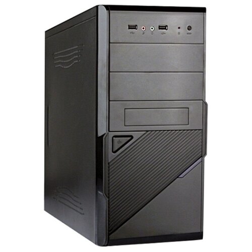 Exegate EX284020RUS Корпус Minitower BA-201 Black, mATX, , 2*USB, Audio