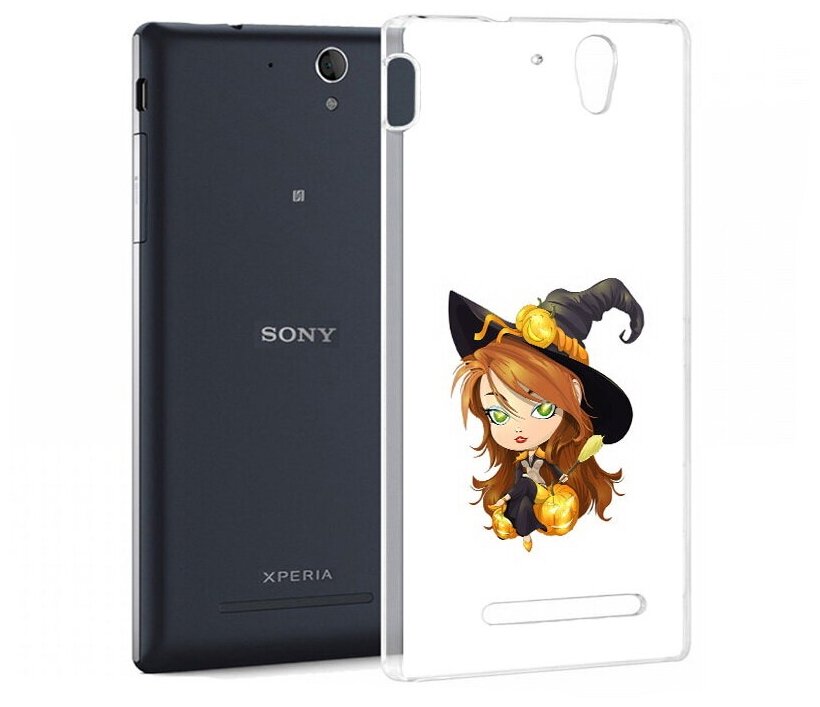 Чехол задняя-панель-накладка-бампер MyPads Ведьмочка для Sony Xperia C5 Ultra/C5 Ultra Dual противоударный