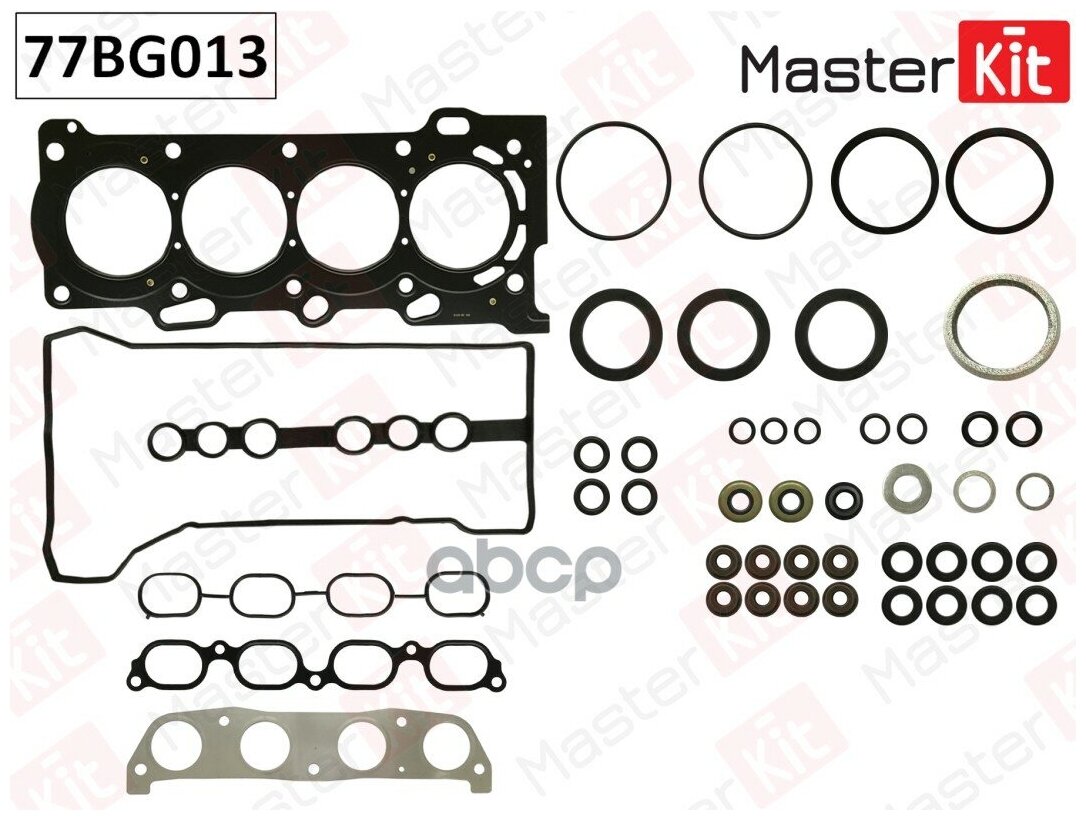 Полный Комплект Прокладок Двс Toyota Corolla, Avensis, Rav4 1Zz-Fe 1.4,1.6,1.8 00- MasterKit арт. 77BG013