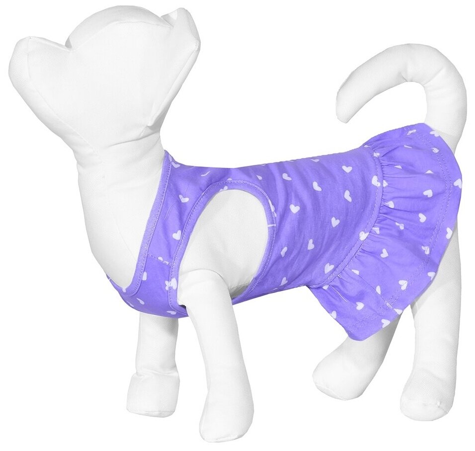 Yami-Yami платье для собак, сиреневое, размер S, длина спины 22-24 см