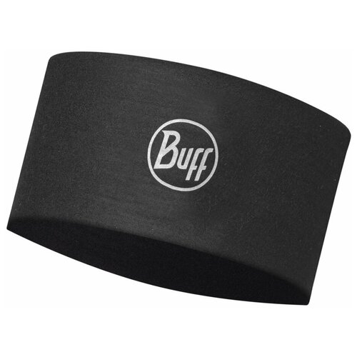 Повязка на голову спортивная Buff Headband CoolNet Solid Black