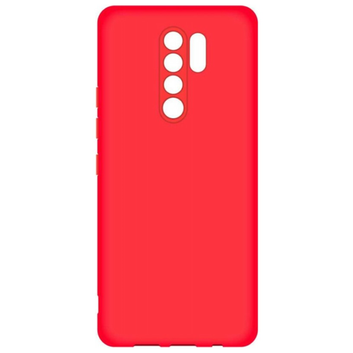 BoraSCO Чехол Microfiber Case для Xiaomi Redmi 9 красный чехол накладка для xiaomi redmi 9t черный microfiber case borasco