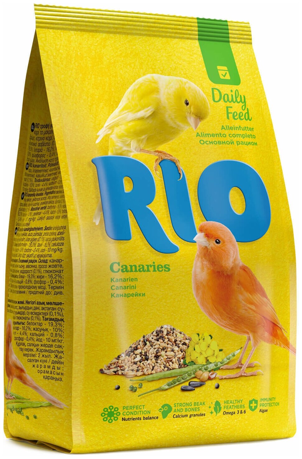 RIO Корм для канареек, пакет 1 кг*4 шт