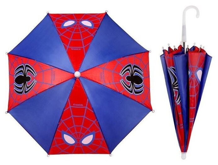 Зонт детский Человек Паук - Эмблема и глаза Человек Паука (70 см)
