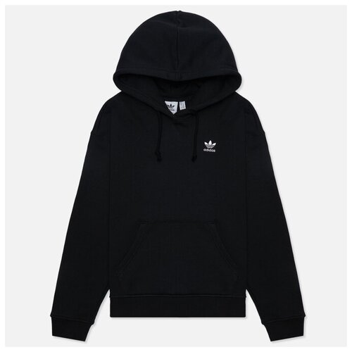фото Женская толстовка adidas originals always original graphic hoodie чёрный , размер 32