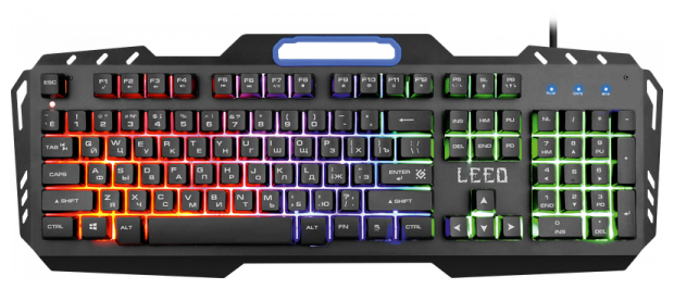 Игровой набор Defender Leed MKP-116 RU,Light,мышь+клавиатура+ковер