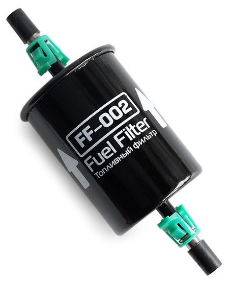 Фильтр топливный на инжектор ВАЗ 2110 н/образца 2123 без резьбы Fortech FF002