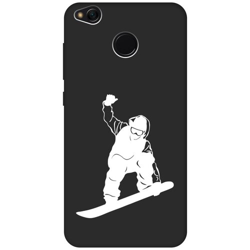 Матовый чехол Snowboarding W для Xiaomi Redmi 4X / Сяоми Редми 4Х с 3D эффектом черный матовый чехол snowboarding w для xiaomi redmi 4x сяоми редми 4х с 3d эффектом черный