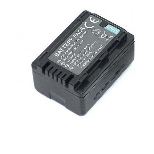 аккумулятор ibatt ib b1 f457 3400mah для panasonic vw vbt190 vw vbt380 vw vby100 vw vbt380e k Аккумуляторная батарея для видеокамеры Panasonic HC-V110 (VW-VBT190) 3.6V 1940mAh