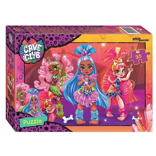 Пазл Cave Club, Mattel, 35 деталей / Step Puzzle