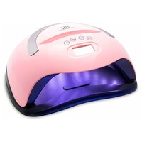 UV LED-лампа TNL Desired lux 168 W - розовая с серебряной ручкой