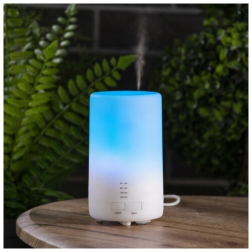 Аромадиффузор LuazON LHU-12 ультразвуковой 200 мл 5 режимов подсветка белый 236700₽