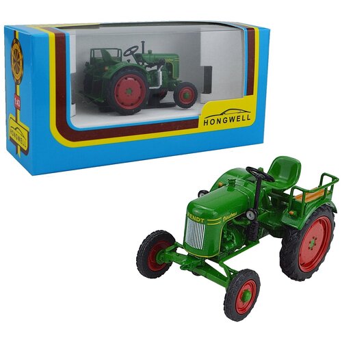 Коллекционная модель, Трактор Fendt Dieselross F15 H6, Машинка детская, игрушки для мальчиков, вращение колес, 1:43, размер 6х3.5х3.5