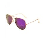 Солнцезащитные очки Loris 8805 Золотистые, фиолетовые - изображение