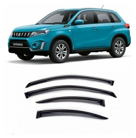 Дефлекторы боковых окон SUZUKI Vitara 5дв. 2015-/Сузуки Витара