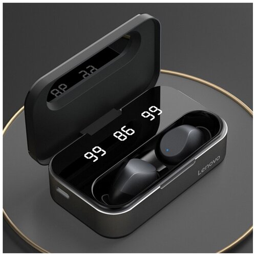 Беспроводные наушники Lenovo TC08 Bluetooth Wireless Earbuds Black 186000₽