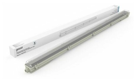 Линейный светильник Gauss СПП-Т8-G13 INDUSTRY 220-230V IP65 1260*70*61мм для LED ламп 1х1200мм 1/12