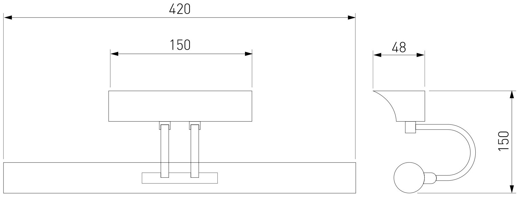 Flint Neo SW LED Настенный светодиодный светильник с выключателем Elektrostandard MRL LED 1022 хром - фотография № 4