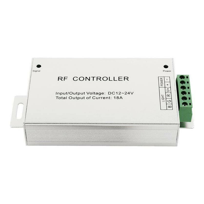 Контроллер-регулятор цвета RGB с пультом ДУ SWG RF RGB RF-RGB-20-18A - фотография № 5