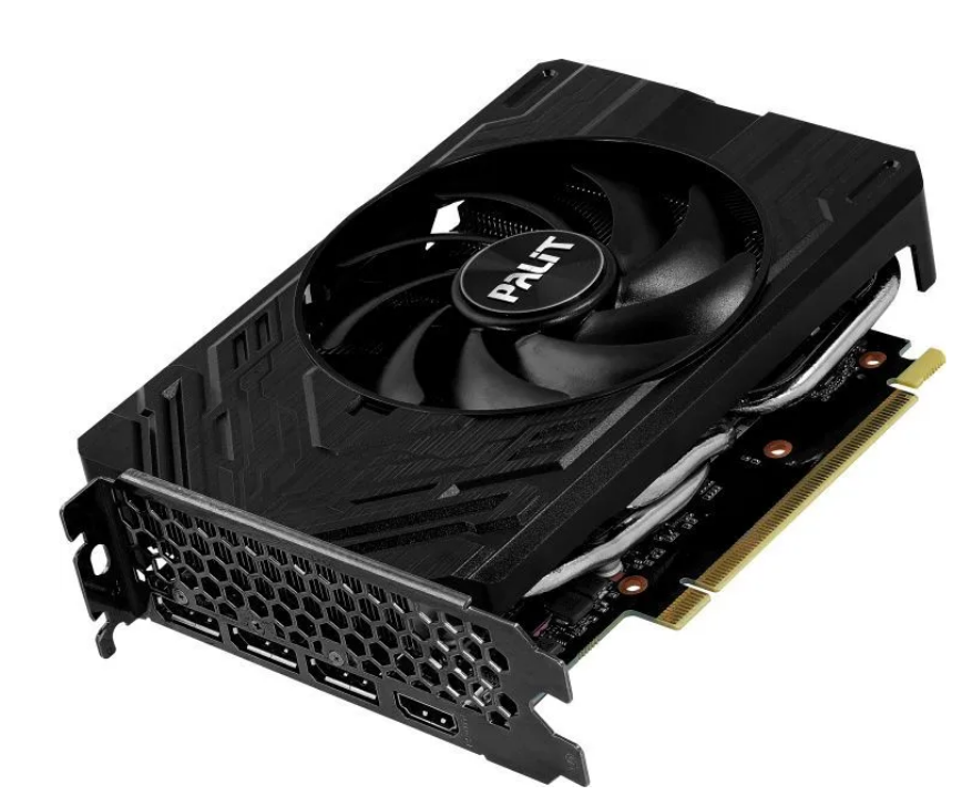 Видеокарта Palit nVidia GeForce RTX 4060 Ti StormX OC PCI-E 8192Mb GDDR6 128 Bit Retail NE6406TS19P1-1060F