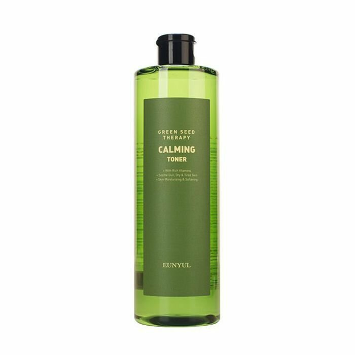 EUNYUL Green Seed Therapy Calming Toner Успокаивающий тонер для лица с экстрактами зеленых плодов 500мл