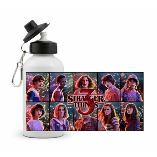 фото Спортивная бутылка очень странные дела, stranger things №12 goodbrelok