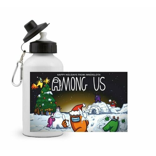фото Спортивная бутылка among us, амонг ас №4 goodbrelok