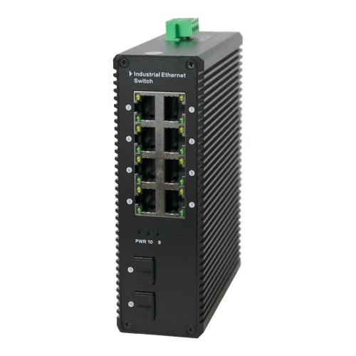 Промышленный PoE-коммутатор XVI SWP5308, 8-портовый, 8RJ45+2SFP, 8PoE+, 360Вт