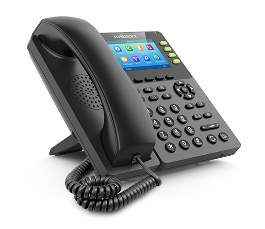 IP-телефон FLYINGVOICE FIP14G, 8 SIP аккаунтов, цветной дисплей 3,5 дюйма, конференция на 6 абонентов, поддержка EHS и Wi-Fi, USB2.0. — фото 4