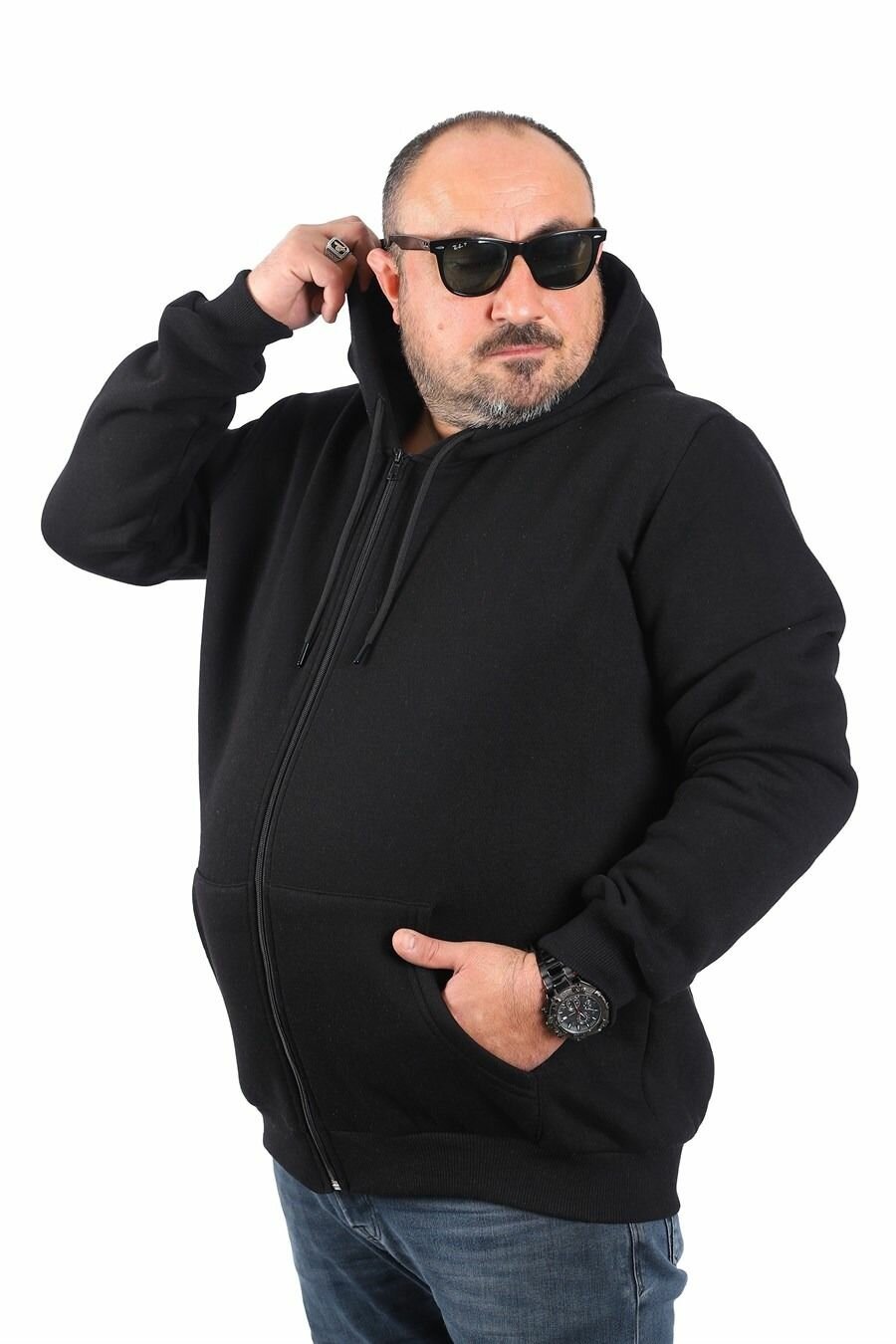 Худи MOCGRANDE, размер 8XL, , черный