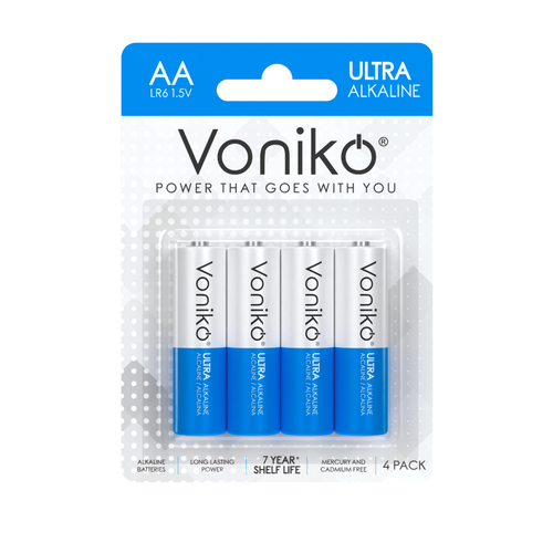 Батарейки Voniko Ultra AA Alkaline LR6 4шт.