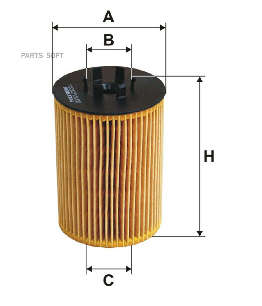 FILTRON OE672/1 Фильтр масляныйBMW E60 2003-2010