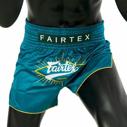 Трусы боксерские Fairtex, размер 48, лазурный