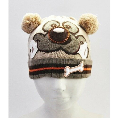 фото Шапка kolad, размер 44-46, бежевый