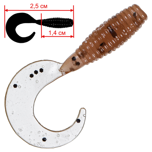 Силиконовая приманка CF Angry Spin 1