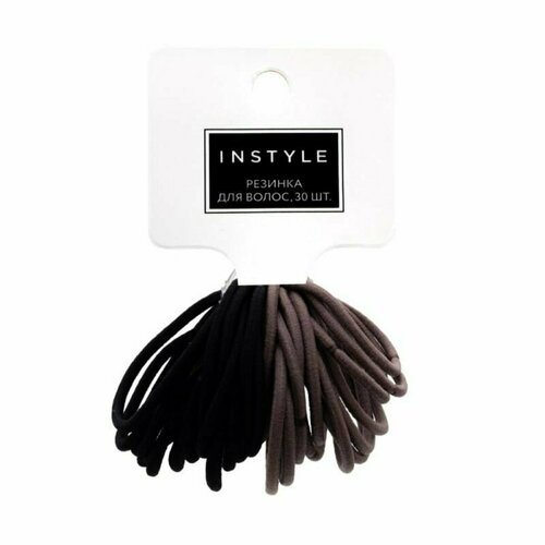 Резинки для волос INSTYLE Classic, 30 штук в наборе