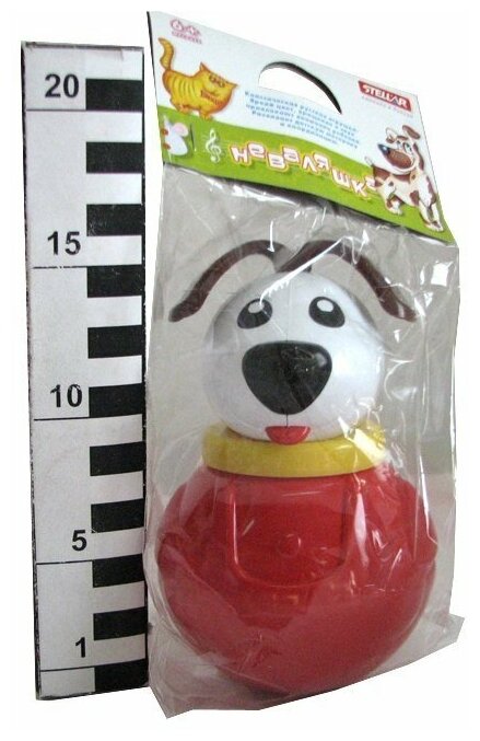 Неваляшка Stellar Пес Дружок малый 25 см - фото №10