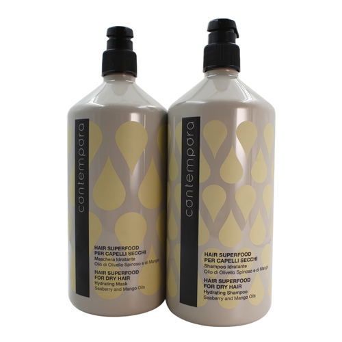 Набор для увлажнения волос Contempora Barex шампунь 1000 мл маска 1000 мл 3983₽