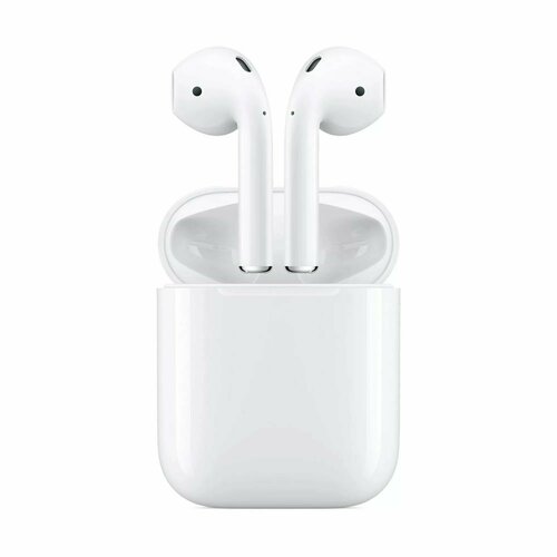 Беспроводные наушники Apple AirPods 2 с зарядным футляром MV7N2 Lightning белый 11997₽