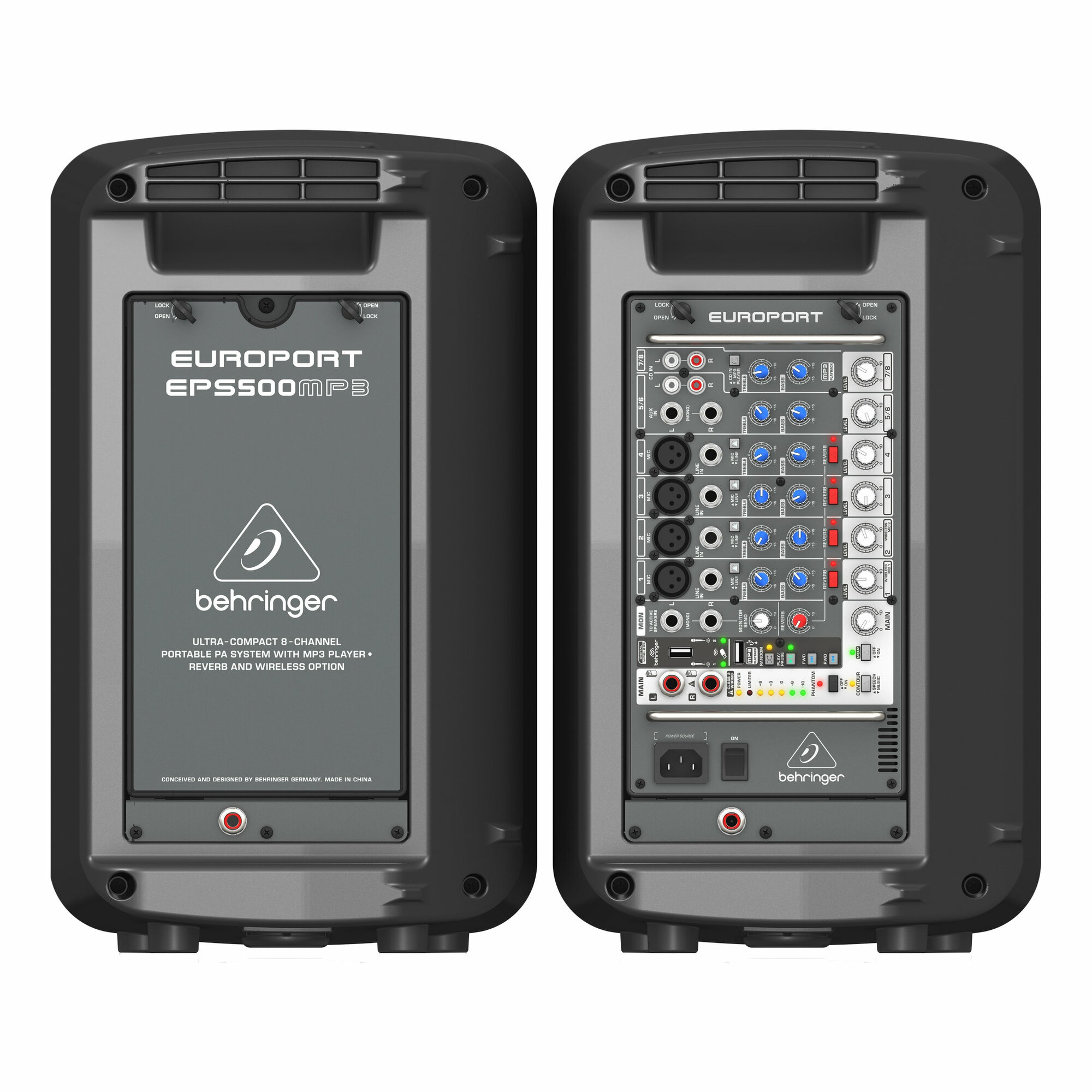 Портативная акустическая система Behringer EPS500MP3 — фото 1
