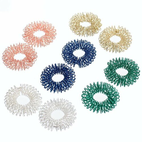 Массажер для пальцев Кольцо Су-Джок набор 2 шт 309 см 249₽