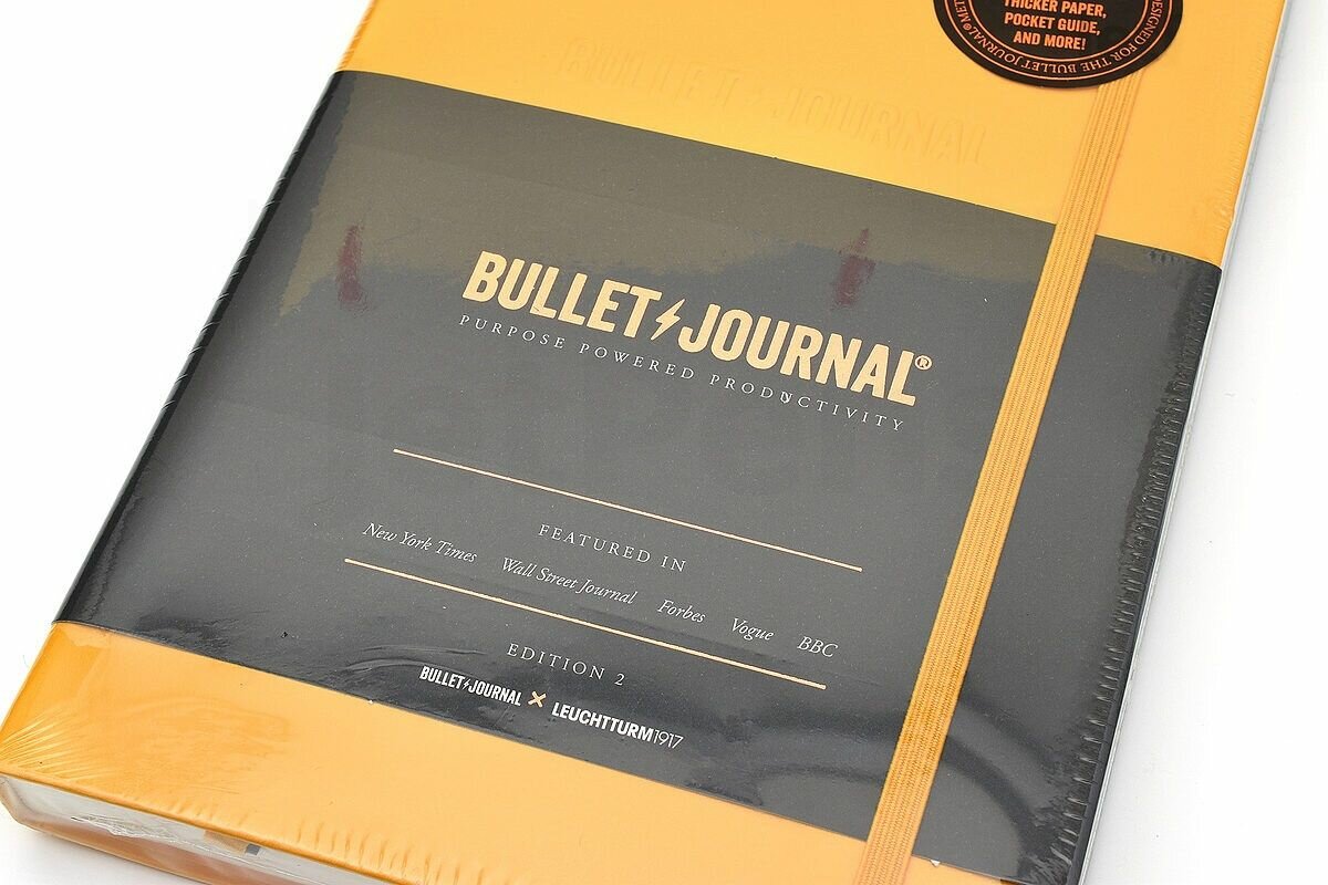 Блокнот Leuchtturm1917 Bullet Journal Edition 2 Yellow24 (371205) A5, 206 стр. в точку, желтый — фото 1