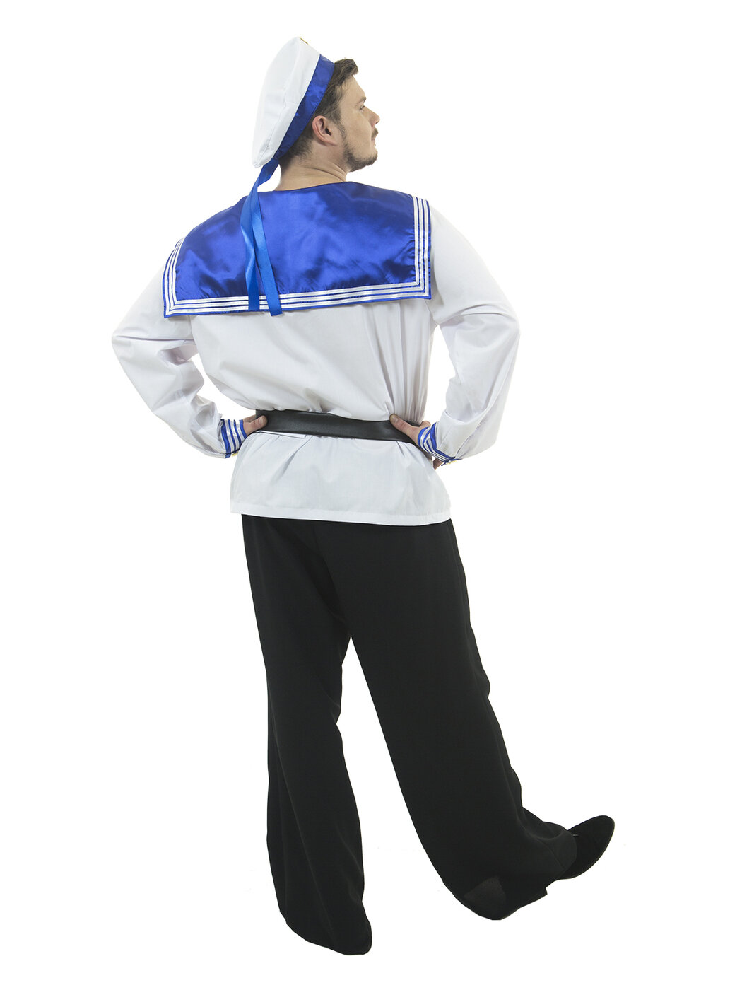 Мужской военный карнавальный костюм матроса (р.182) (р.52-54) — фото 1