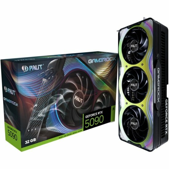 Видеокарта Palit GeForce RTX 4090 GameRock OmniBlack 24 ГБ