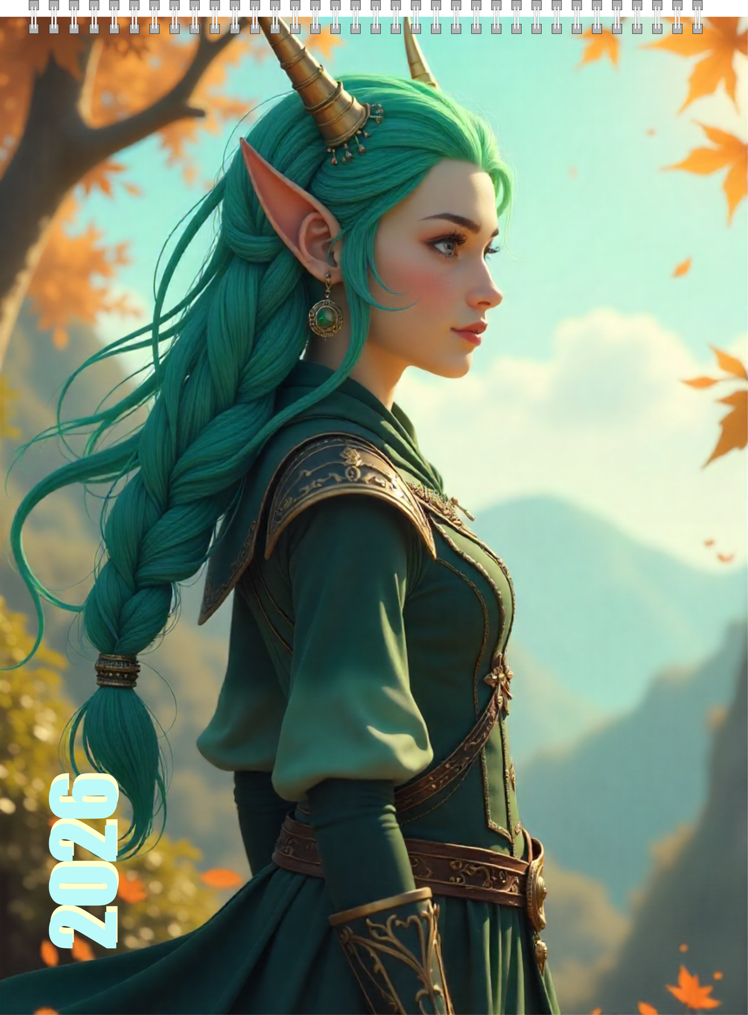 Календарь перекидной 2026 "Genshin Impact" A3