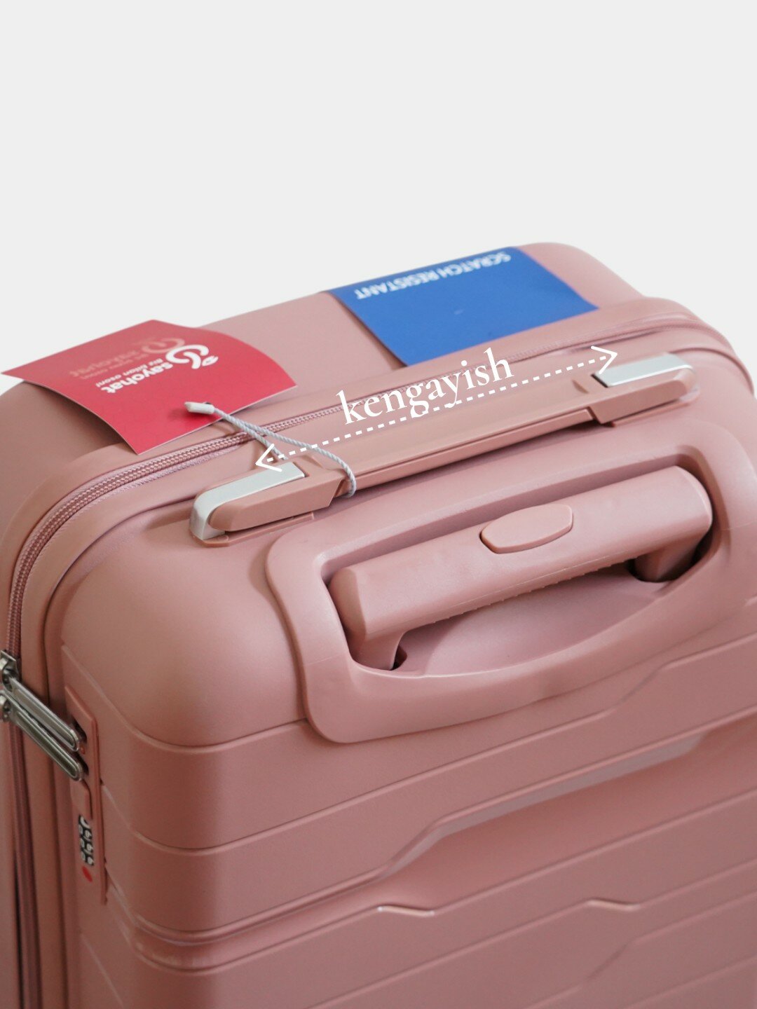 Чемодан , 45 л, размер S, черный — фото 1