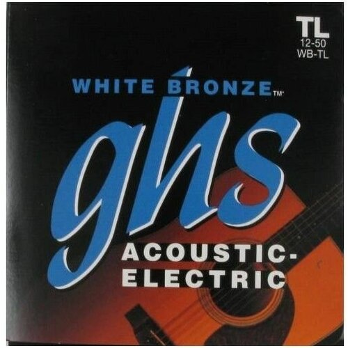 GHS WB-TL Струны для акустической гитары 12-50 струны для электрогитары ghs wb tl