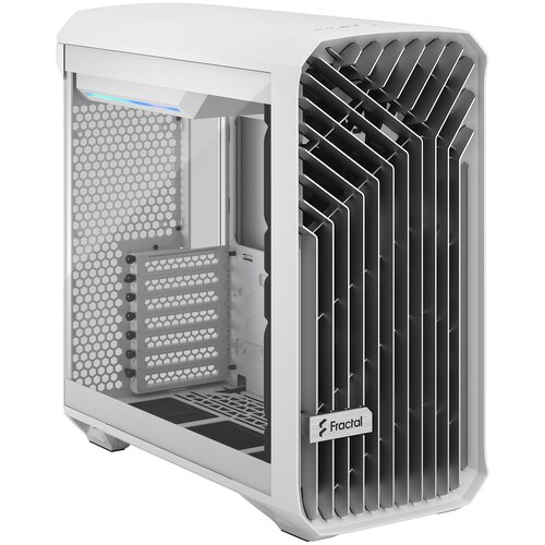 Корпус ATX Fractal Design Torrent Compact TG Clear Tint, Midi-Tower, без БП, белый [fd-c-tor1c-03] корпус fractal design torrent nano rgb black tg light tint fd c tor1n 02