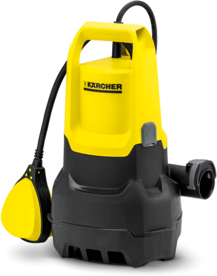 Дренажный насос для грязной воды Karcher SP 3 DIRT. Макс размер твердых частиц = 20 мм.